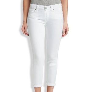 3 for $30 | Lucky Brand Brook Crop Jeans in White